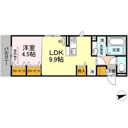 楽々園駅 徒歩17分 3階の物件間取画像